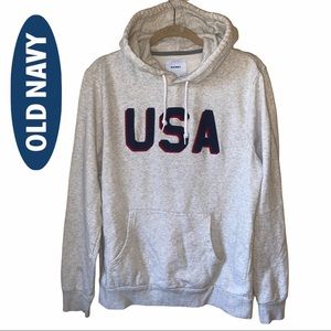 Old Navy | USA Drawstring Hoodie Sweatshirt